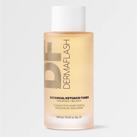 DERMAFLASH BOTANICAL KETOACID TONER Non-Irritating Daily Exfoliator bran… - Picture 1 of 3